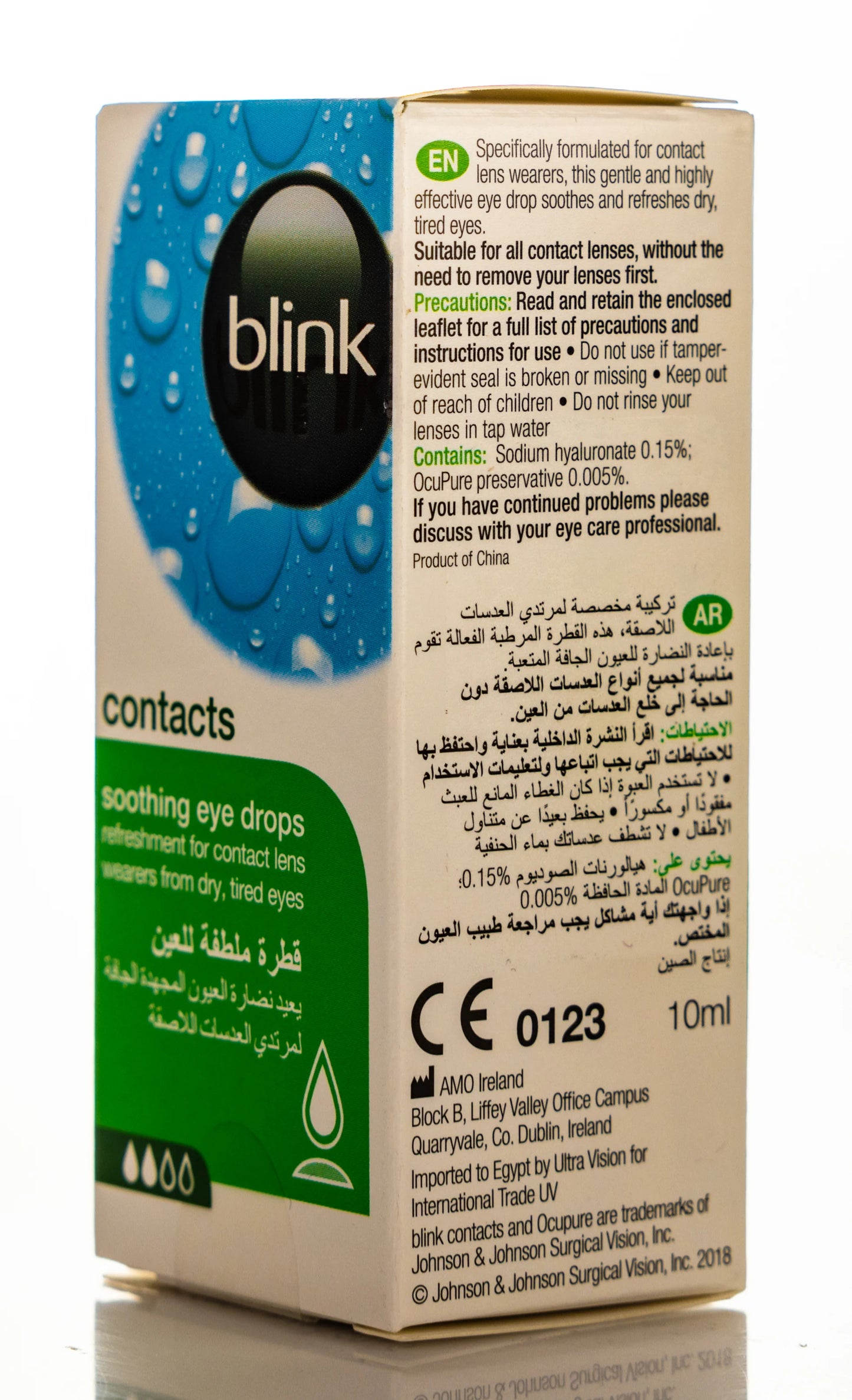 Blink Contacts Eye Drops 10Ml