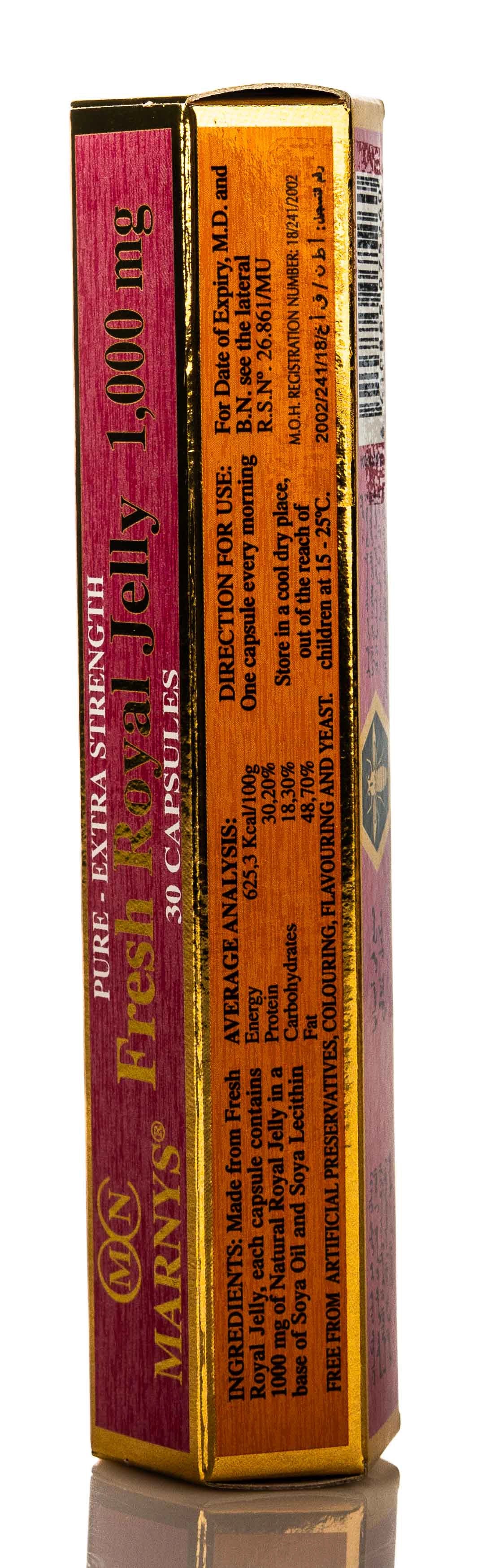 Marnys Fresh Royal Jelly 1000 mg 30 Capsule
