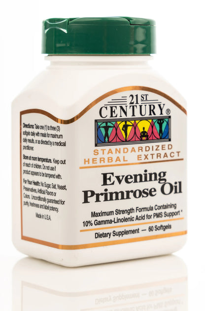 21 Century Evening Primerose Oil 60 Softgel Capsules