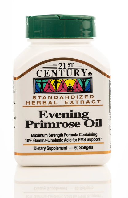 21 Century Evening Primerose Oil 60 Softgel Capsules