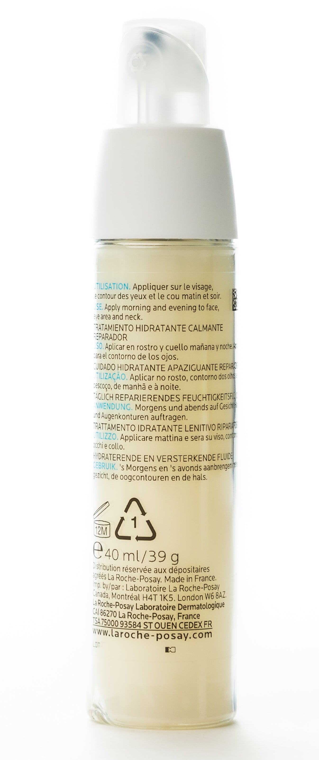 La Roche-Posay  Toleriane Daily Repair Fluid 40 Ml