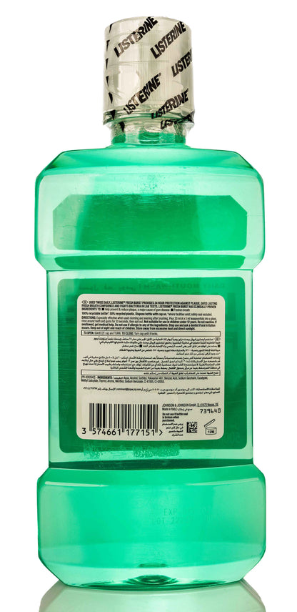 Listerine Fresh Burst Mouthwash 500 Ml