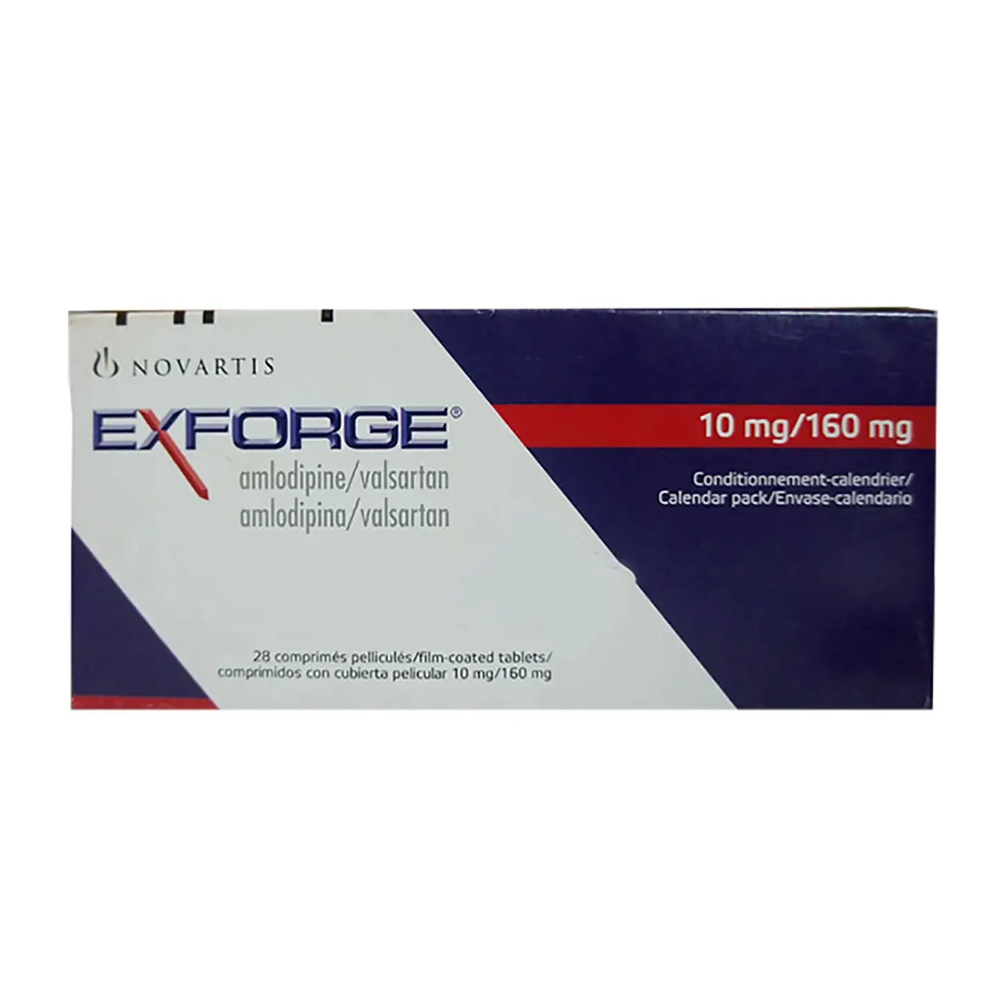 Exforge 10/160Mg 28 Tablets