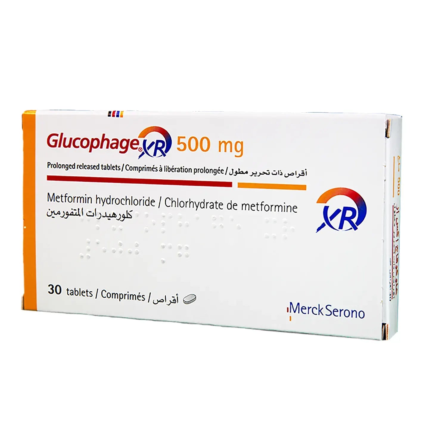 Glucophage Xr 500Mg 30 Tablets