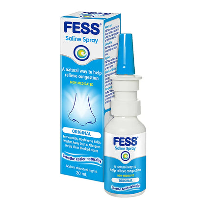 Fess Nasal Saline Spray 30Ml
