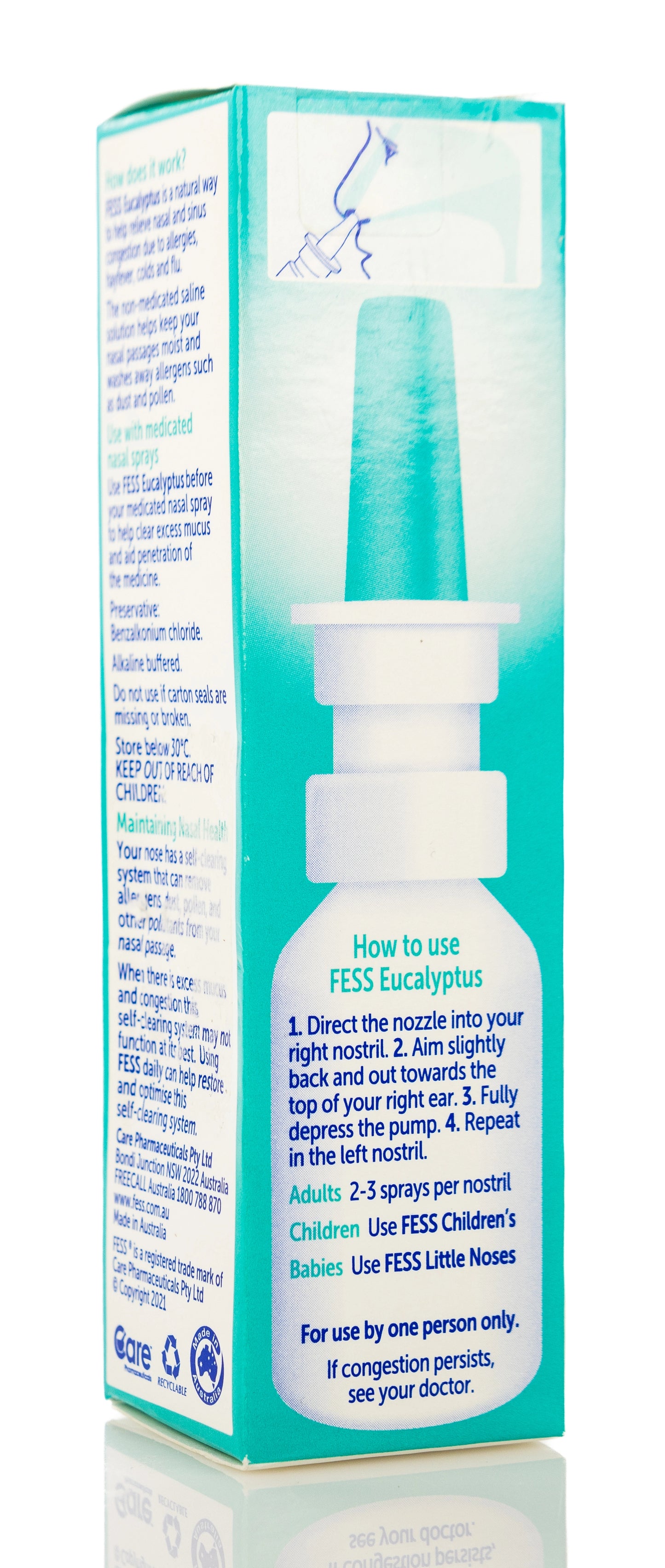 Fess Eucalyptus Nasal Spray 30Ml