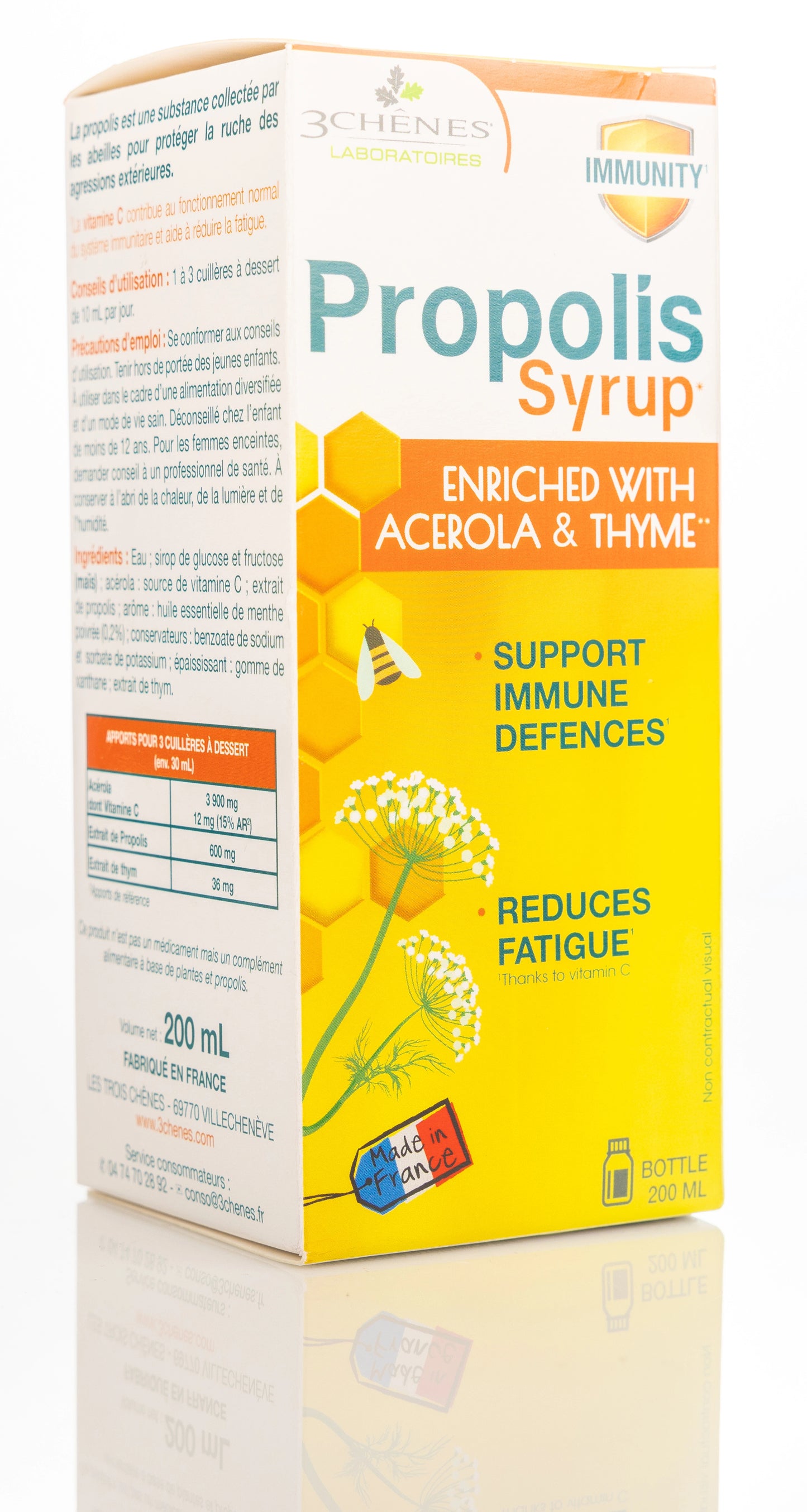 3 Chenes Propolis Syrup 200 Ml
