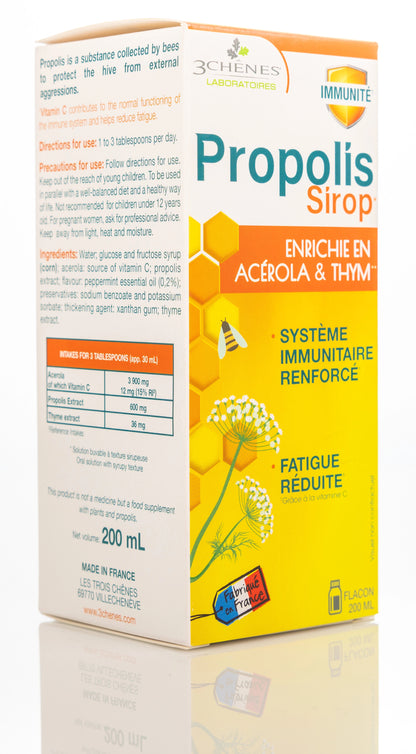 3 Chenes Propolis Syrup 200 Ml