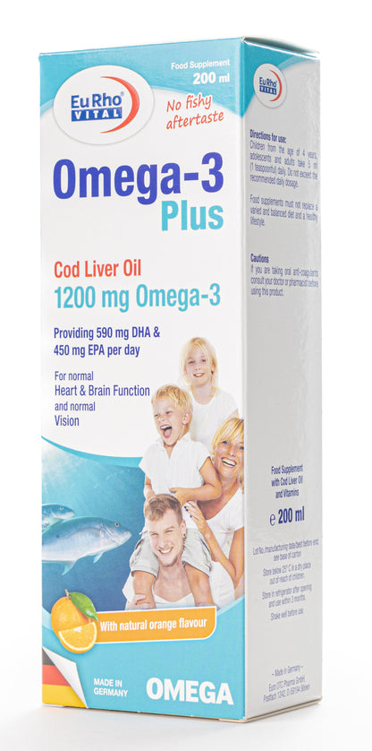 Eurho Vital Omega 3 Plus Syrup