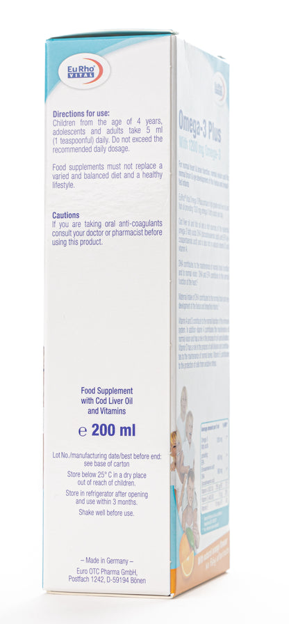 Eurho Vital Omega 3 Plus Syrup