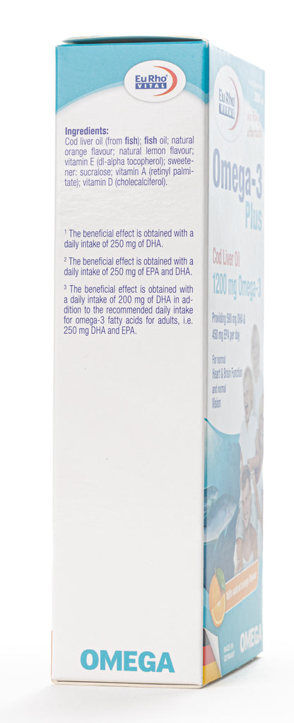 Eurho Vital Omega 3 Plus Syrup