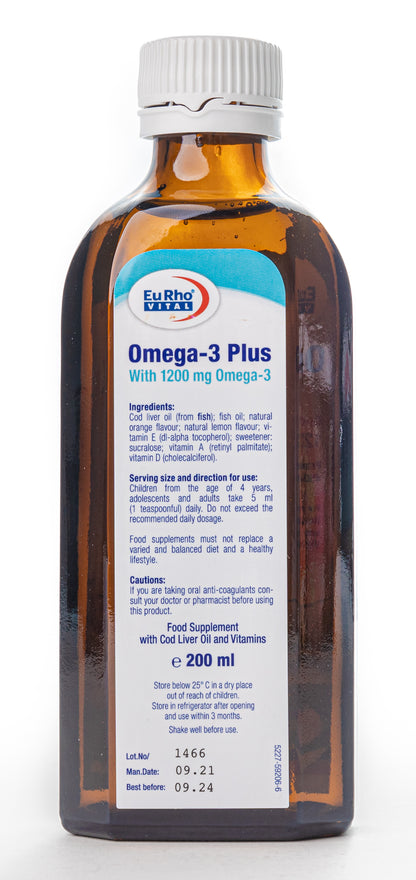 Eurho Vital Omega 3 Plus Syrup