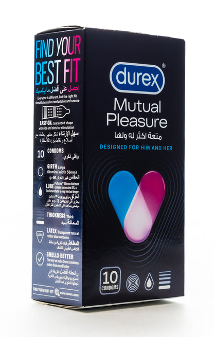Durex Condom Mutual Pleasure 10 Pieces