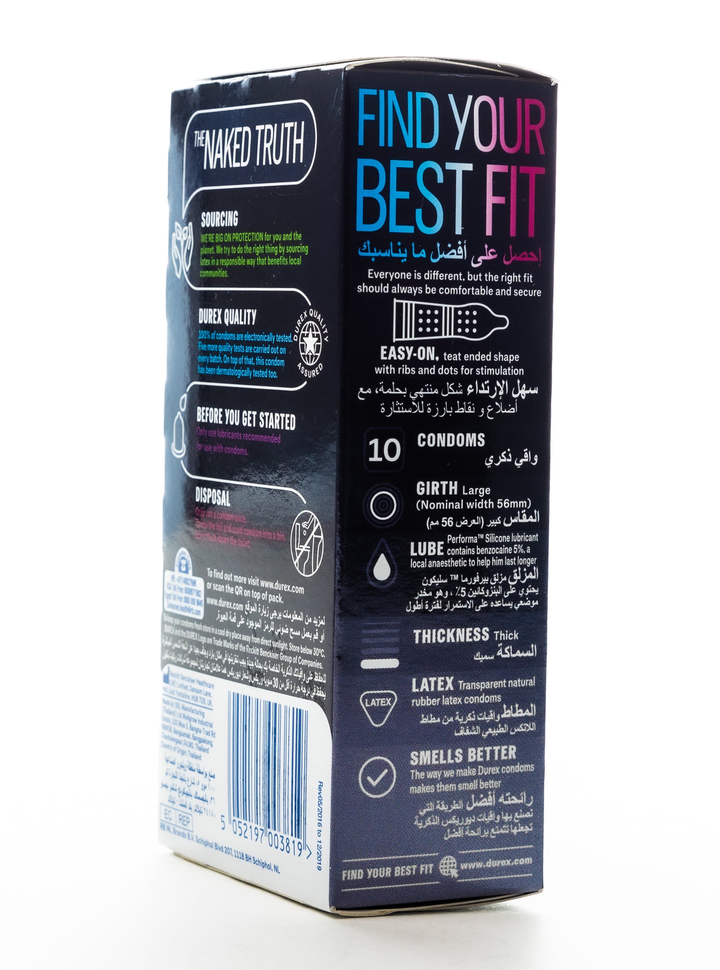 Durex Condom Mutual Pleasure 10 Pieces