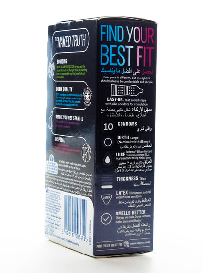 Durex Condom Mutual Pleasure 10 Pieces