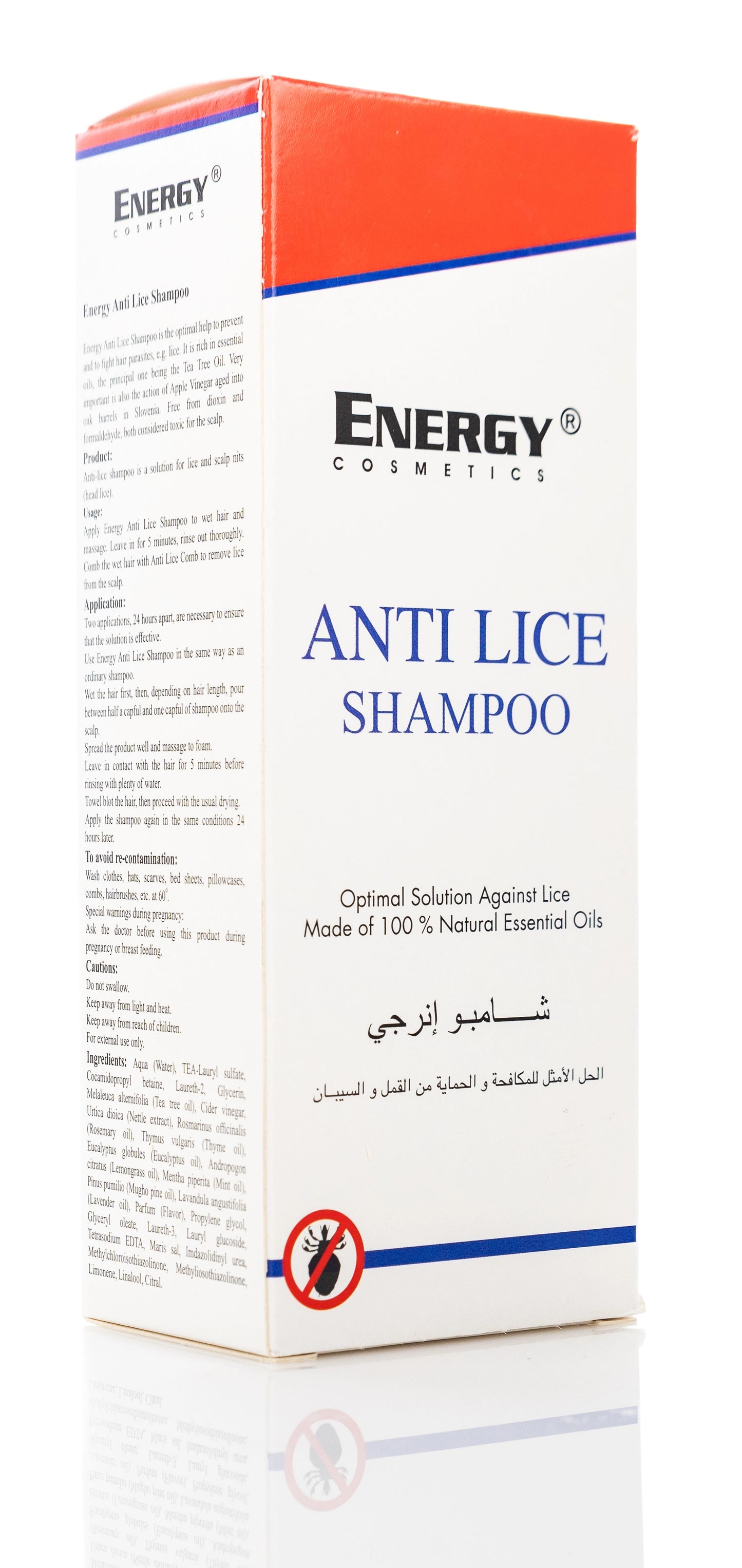 Energy Cosmetics Anti Lice shampoo 250 Ml
