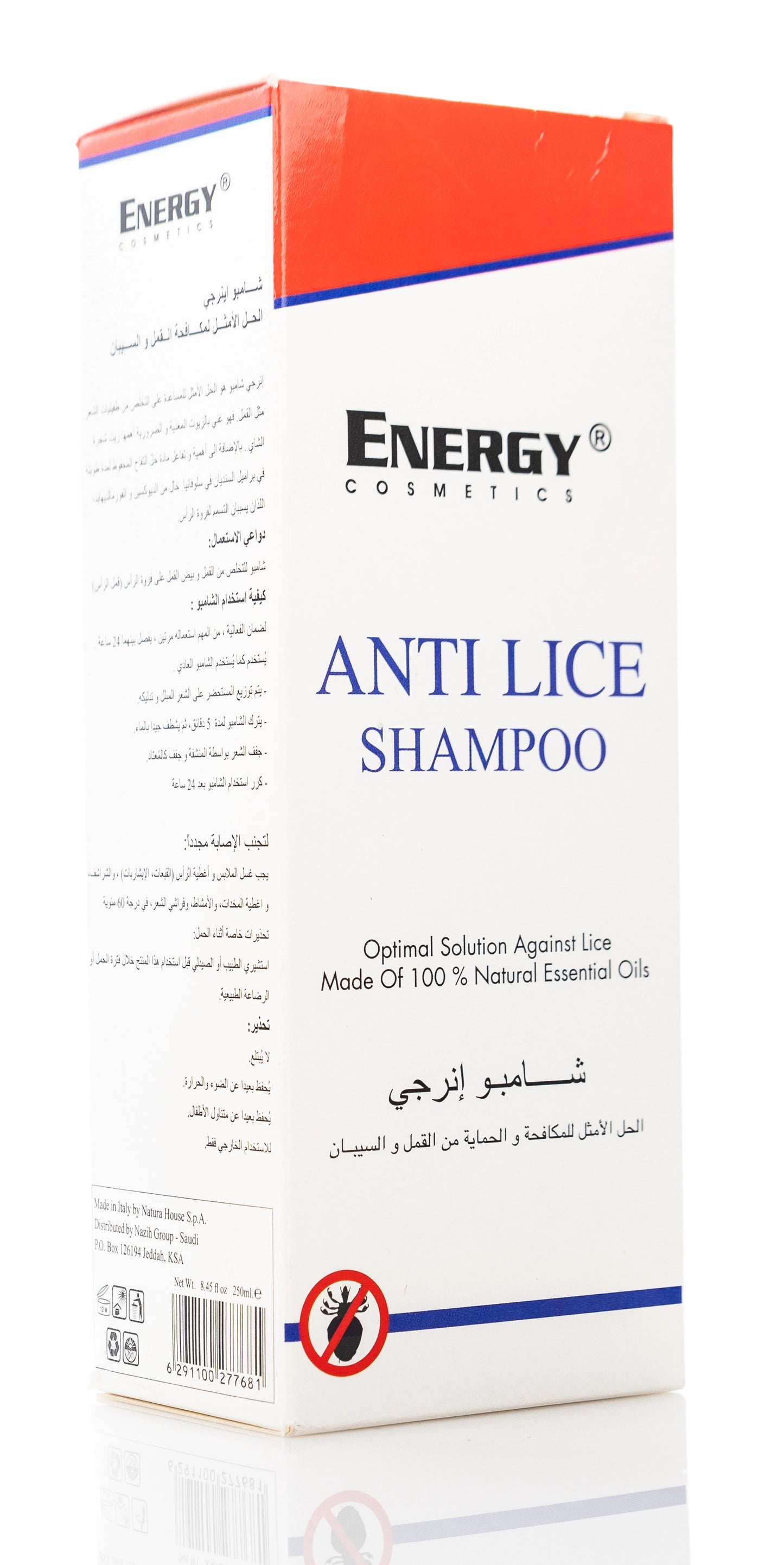 Energy Cosmetics Anti Lice shampoo 250 Ml