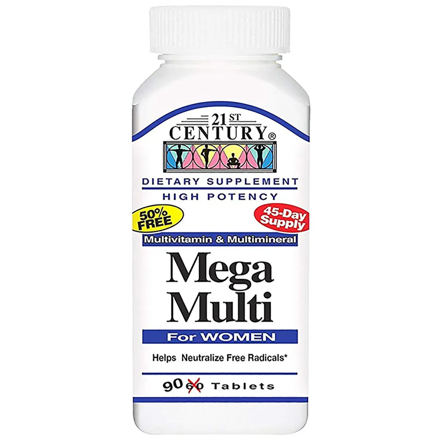 21 Century Mega Multi Woman 90 Capsule