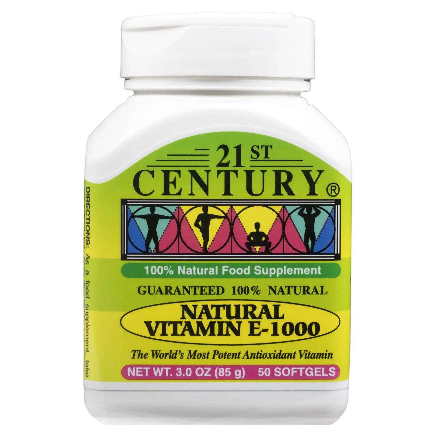 21 Century Vitamin E 1000 mg 50 Capsule