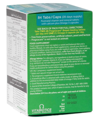 Vitabiotics Pregnacare Breast Feeding 56 Tablets+28 Capsules