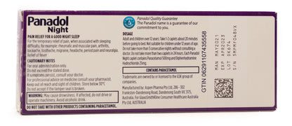 Panadol Night 24 Tablets