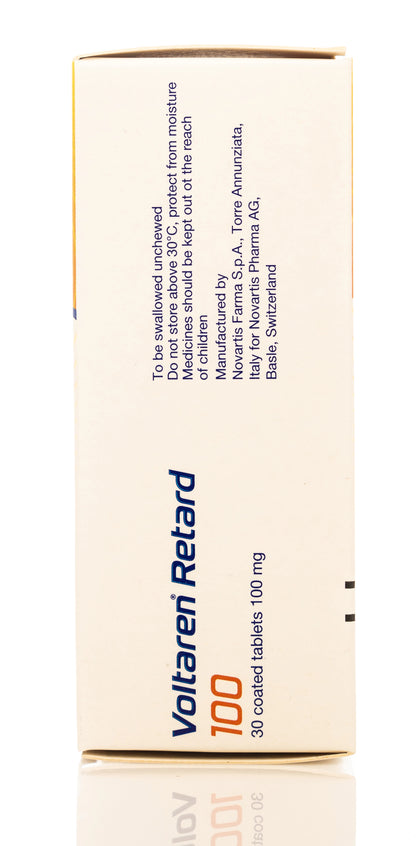 Voltaren 100Mg [Retard] 30 Tablets