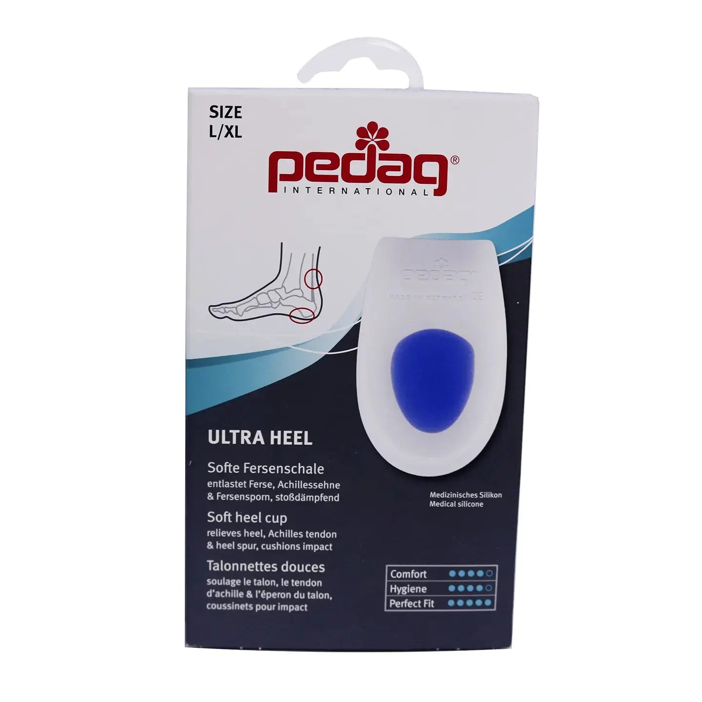 Scholl Pedag Ultra Heel Cup [Large/X-Large]