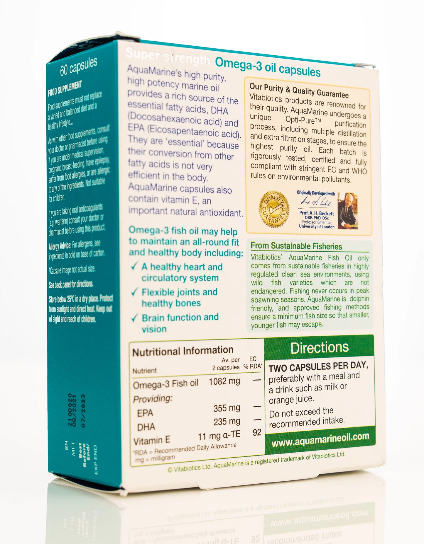 Vitabiotics AquaMarine Omega-3 60 Cpsules