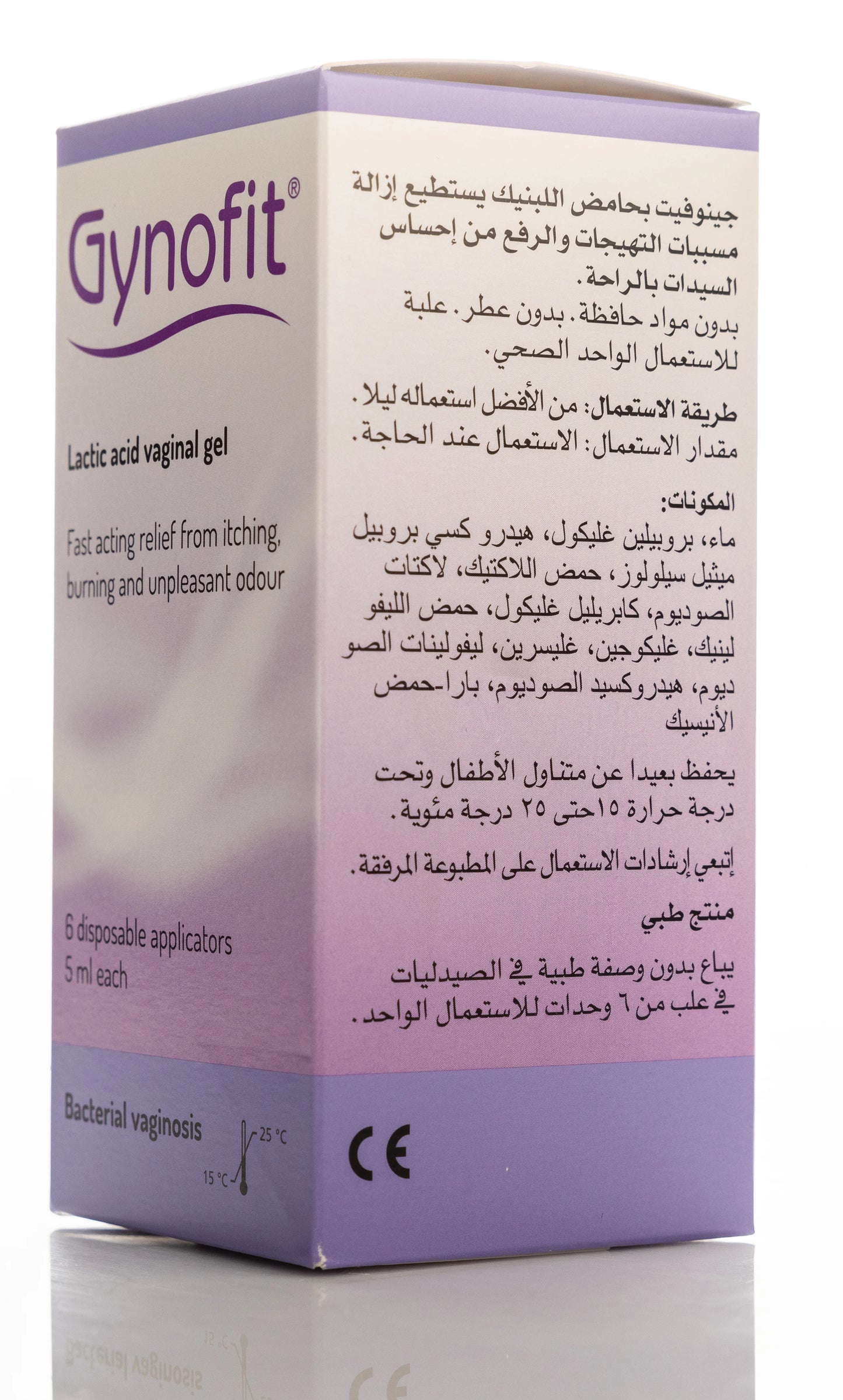 Gynofit Lactic Acid Gel 6 Pieces