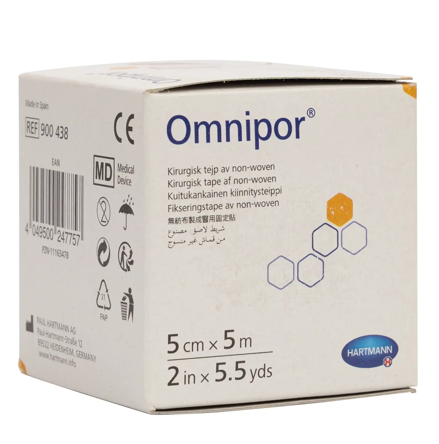 Hartmann Omnipore 5 Cm X 5 M