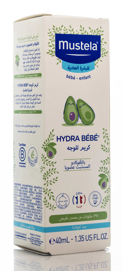 Mustela Hydra Baby Face Cream 40 Ml