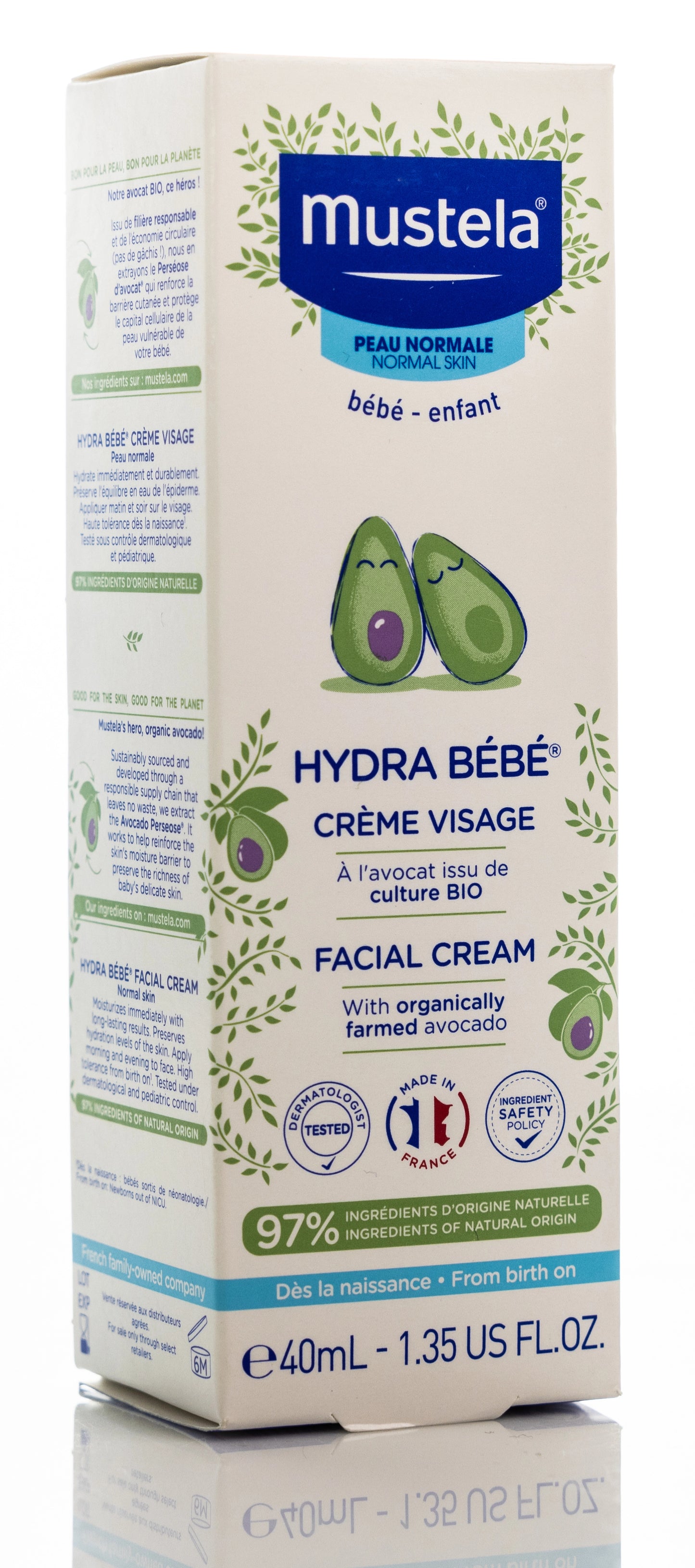 Mustela Hydra Baby Face Cream 40 Ml