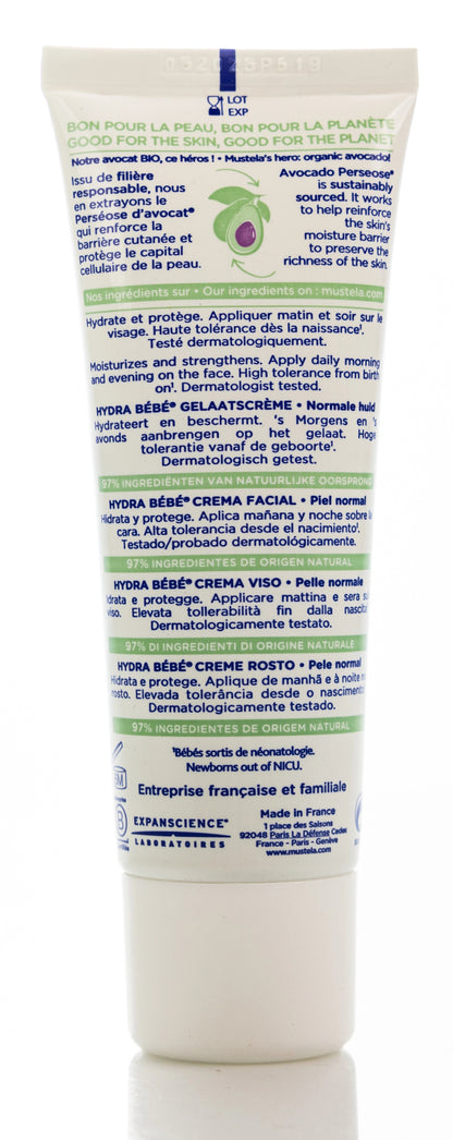 Mustela Hydra Baby Face Cream 40 Ml