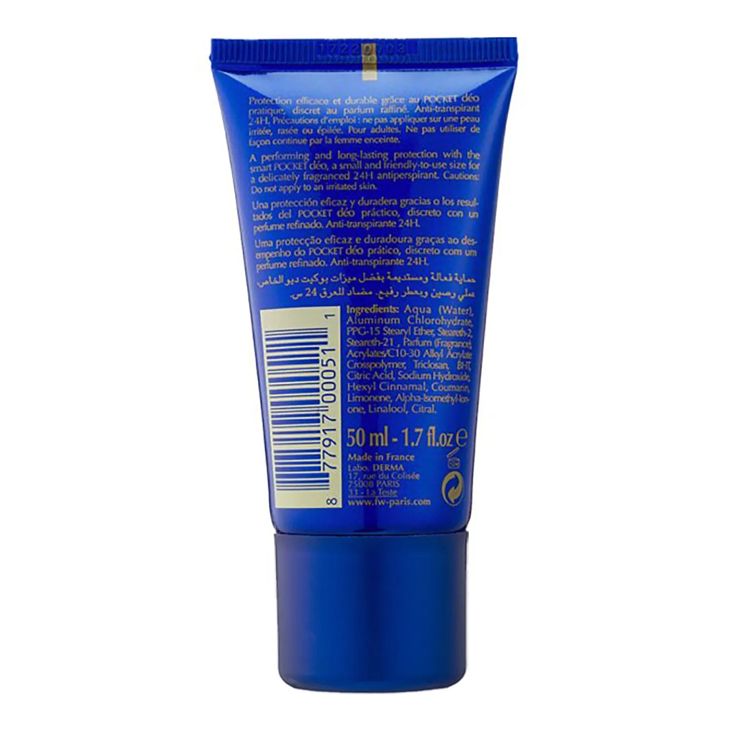 Fair And White Pocket Déododrant Exclusive 24 Hours Anti-Perspirant Roll-On 50 Ml
