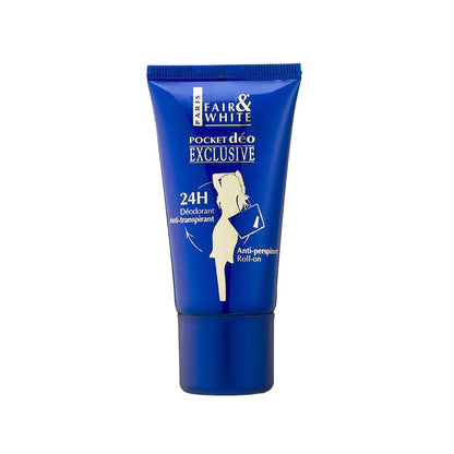 Fair And White Pocket Déododrant Exclusive 24 Hours Anti-Perspirant Roll-On 50 Ml