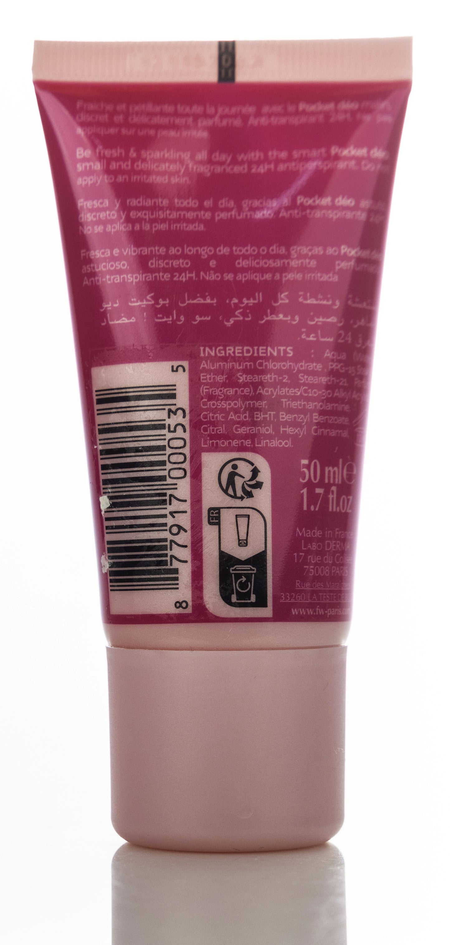 Fair And White So White! Pocket Déo Anti-Perspirant Roll-On 50 ml