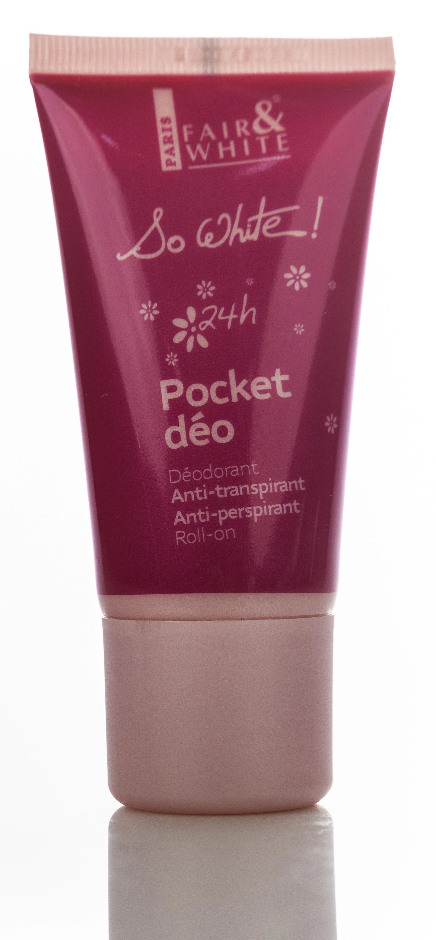 Fair And White So White! Pocket Déo Anti-Perspirant Roll-On 50 ml
