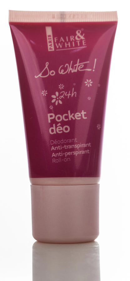 Fair And White So White! Pocket Déo Anti-Perspirant Roll-On 50 ml