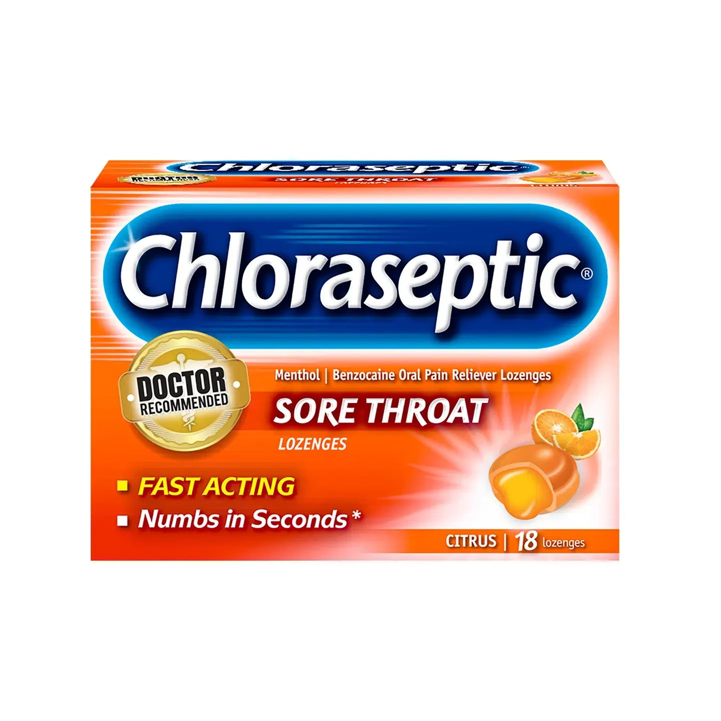 Chloraseptic Citrus 18 Lozenge