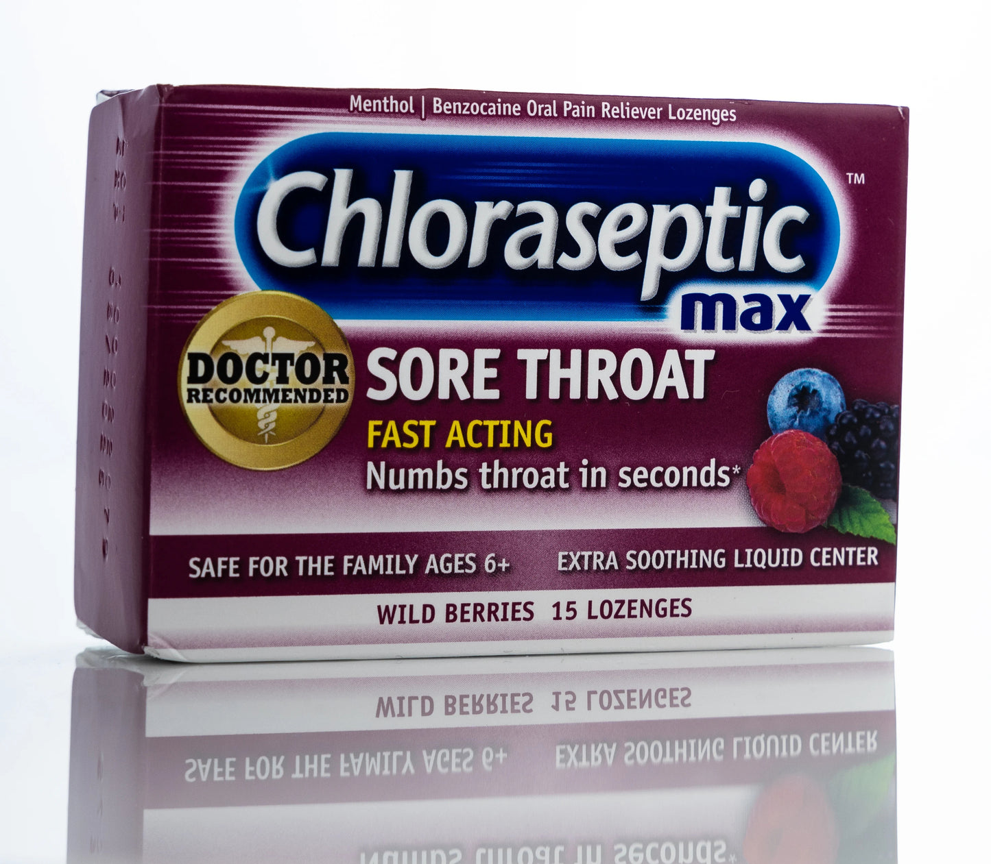 Chloraseptic Max Wild Berries 15 Lozenge