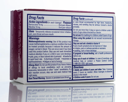 Chloraseptic Max Wild Berries 15 Lozenge