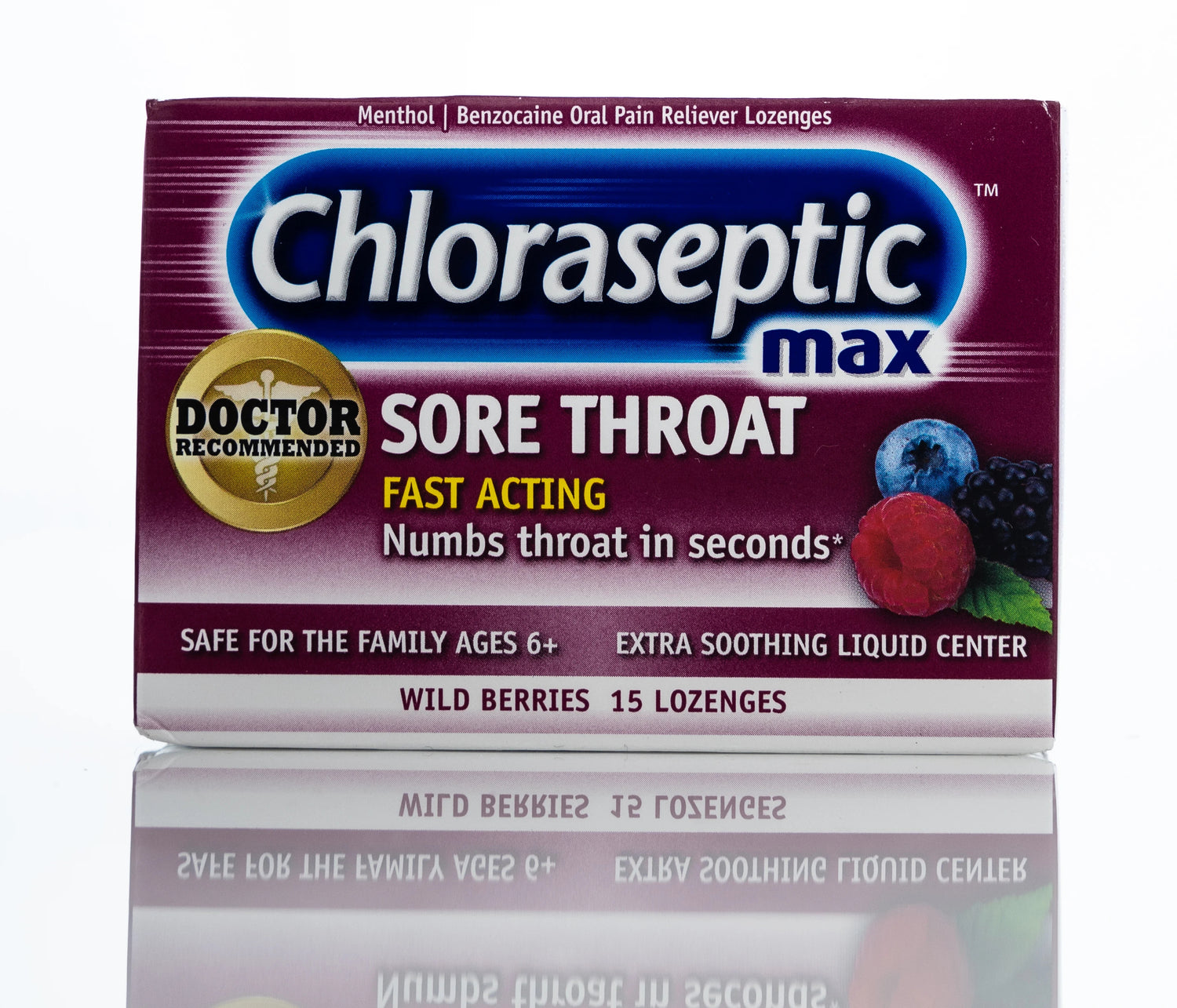 Chloraseptic Max Wild Berries 15 Lozenge