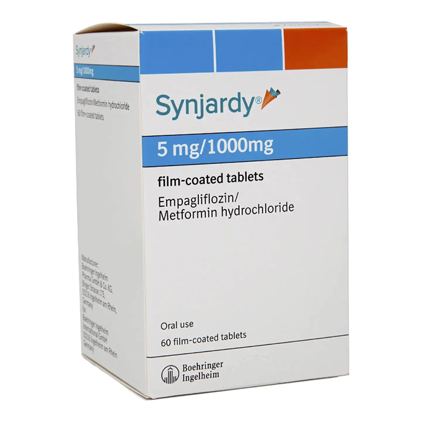 Synjardy 5/1000Mg 60 Tablets