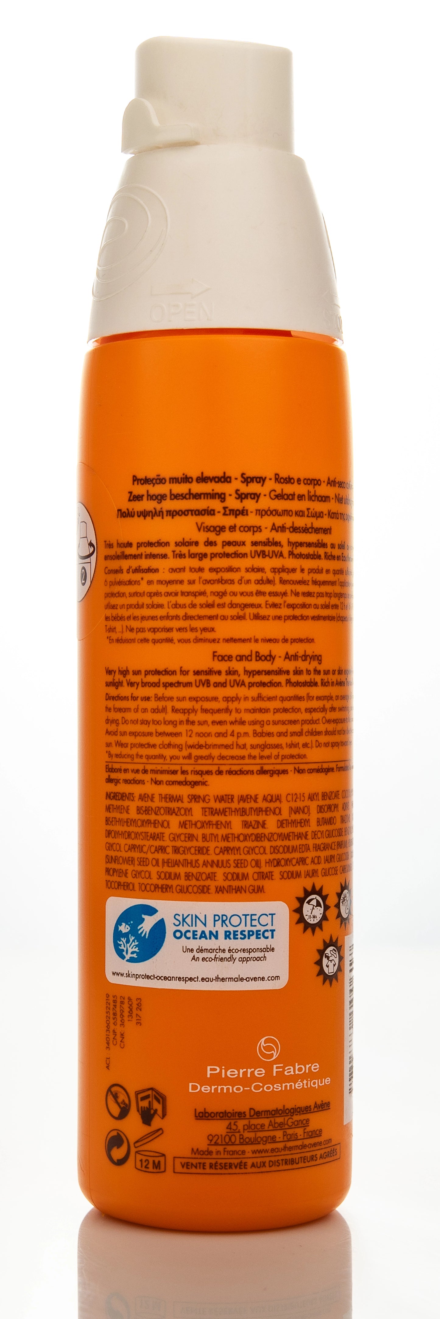 Avène SPF 50+ Very High Protection Spray 200 Ml