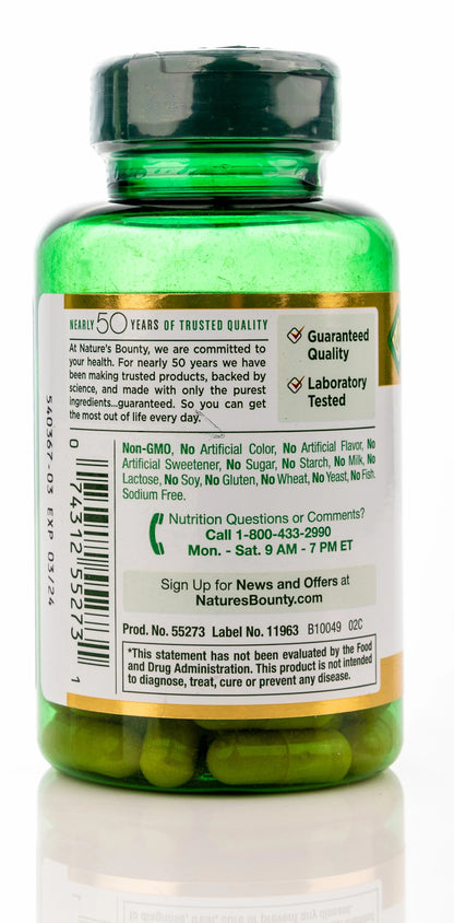Nature's Bounty Turmeric 538mg 45 Capsules
