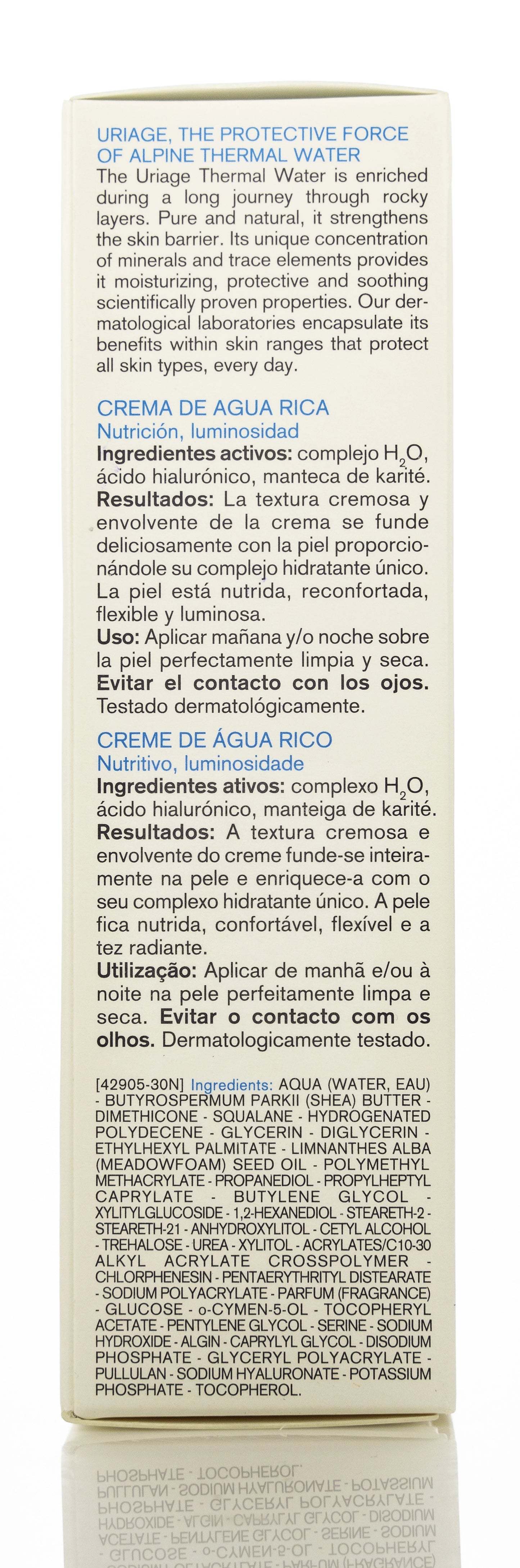 Uriage Eau Thermal Rich 40Ml Cream [ Dryskin ]