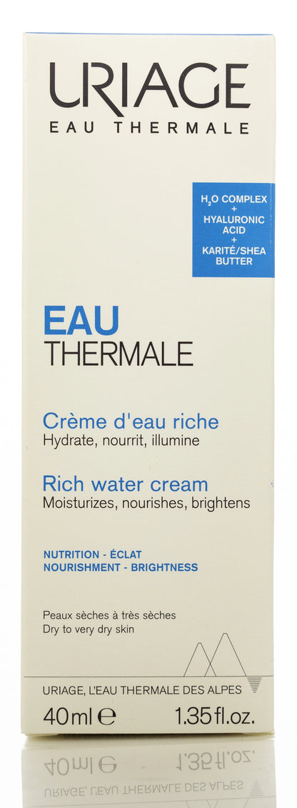 Uriage Eau Thermal Rich 40Ml Cream [ Dryskin ]