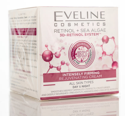 Eveline 3D-Retinol System Firming Rejuvenating Day and Night Cream 50 Ml