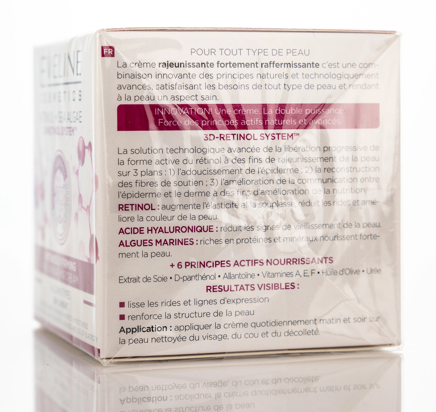 Eveline 3D-Retinol System Firming Rejuvenating Day and Night Cream 50 Ml