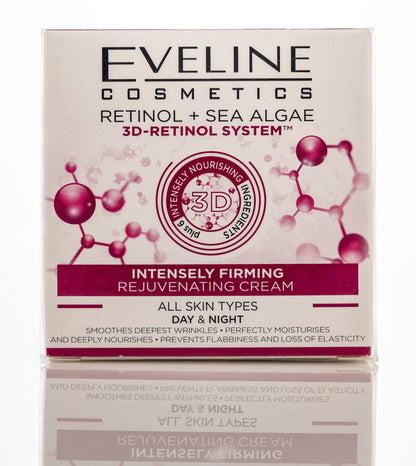 Eveline 3D-Retinol System Firming Rejuvenating Day and Night Cream 50 Ml
